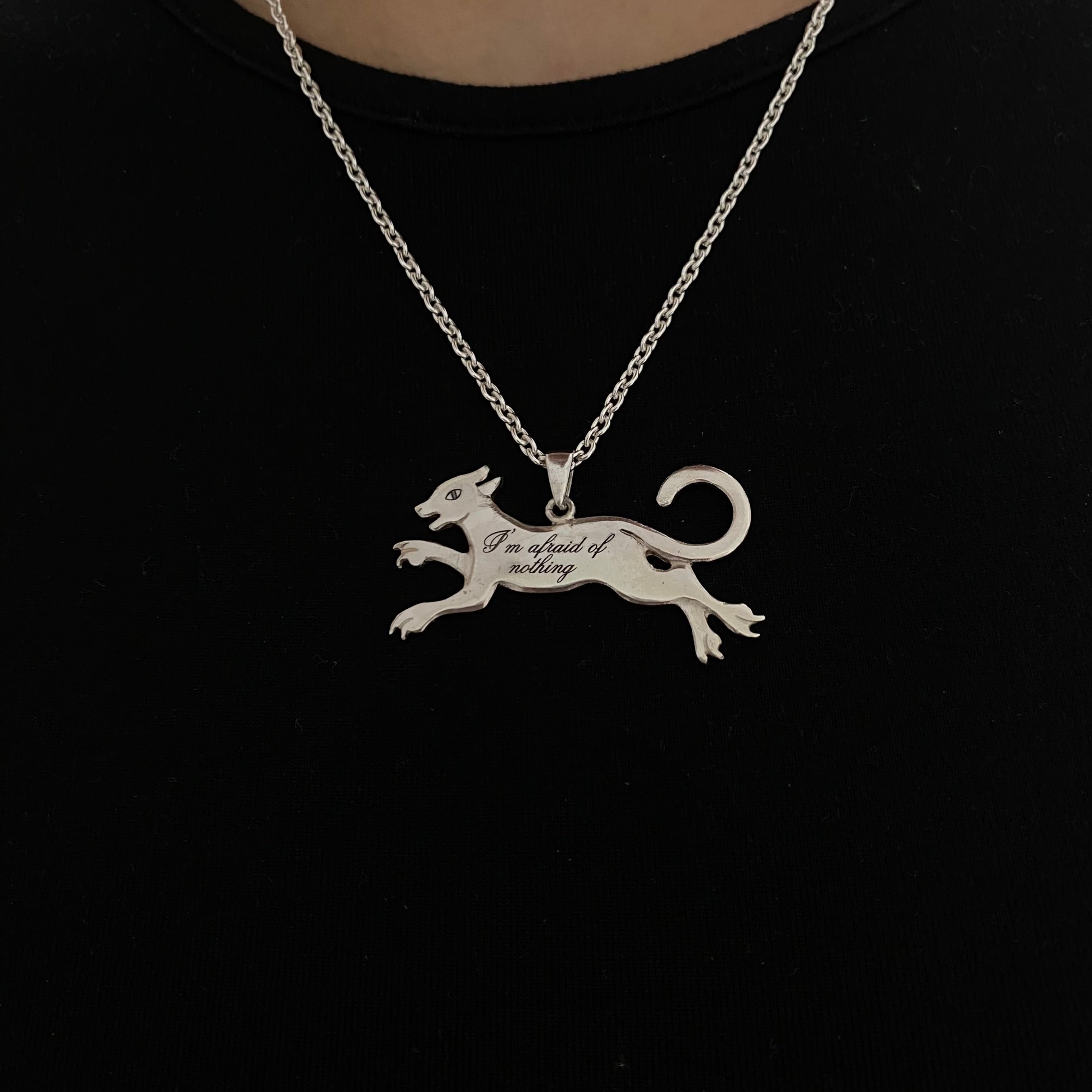 Cat necklace (made to order) | Léa Nabaïs